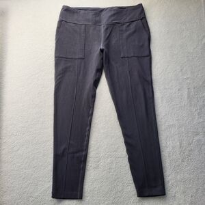 Mondetta Straight Leg/Skinny Pull On Pants With Stripes Women's Size XL